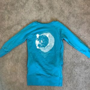 Voleurz womens long bear sweater - Size Large